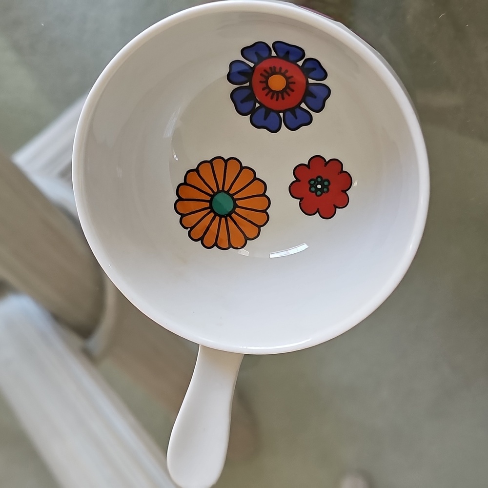 🌼HP🌼Vintage Villeroy & Boch Floral Porcelian Sauceboat